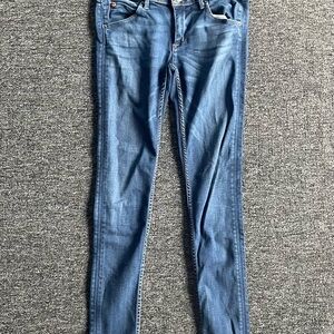 Hudson Preppy Aesthetic Cowgirl Jeans Blue Skinny Denim